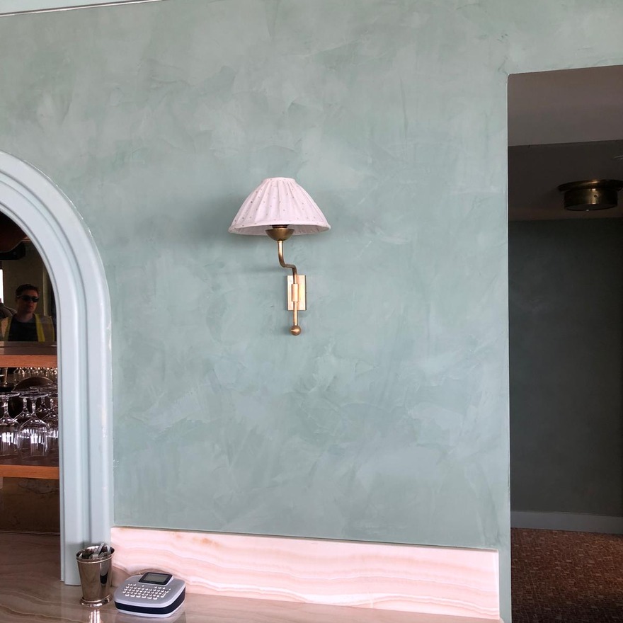 Close-up of Viero UK's Veneto Venetian Plaster. 